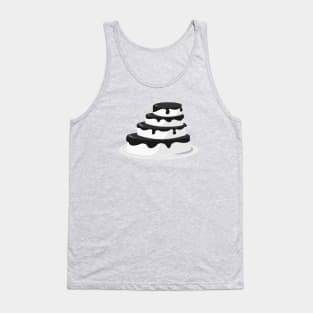 Balck and White Cake Tank Top